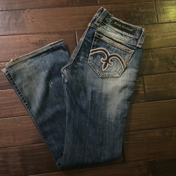Rock Revival Jeans - Low Rise Alania Boot - Size 29 - Picture 1 of 9
